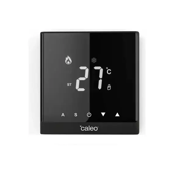 Терморегулятор C732 встраиваемый цифровой 3.5кВт черн. CALEO 0К-00000781