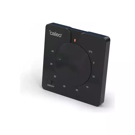 Терморегулятор C430 black встраиваемый аналоговый 3.5кВт CALEO 0К-00000791, изображение 3