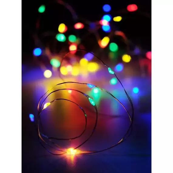 Гирлянда "Пробки" DC-G04-20MS2 20 RGB LED 3х(LR44/LR1154/AG13/G13) в компл. (уп.2шт) ФАZА 5059689, изображение 5