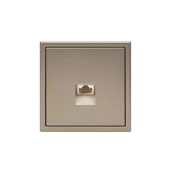 Розетка компьютерная ArtGallery RJ45 кат.5E механизм шампань SE GAL000583, изображение 3