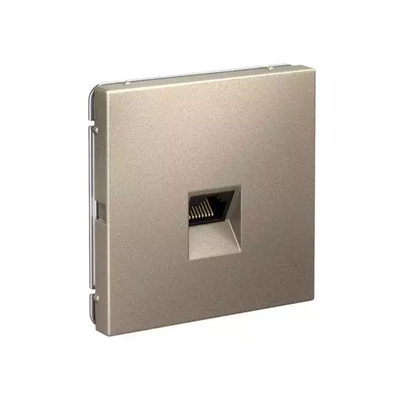 Розетка компьютерная ArtGallery RJ45 кат.5E механизм шампань SE GAL000583, изображение 4