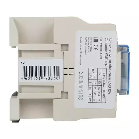 Контактор КМЭ 12А кат. 24В AC 1НО PROxima EKF ctr-s-12-24, изображение 8