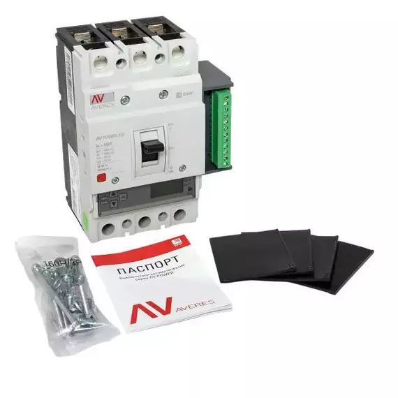 Выключатель автоматический 3п 160А 50кА AV POWER-1/3 ETU6.2 AVERES EKF mccb-13-160-6.2-av, изображение 12