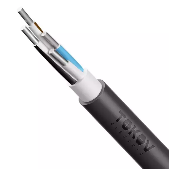 Кабель TOKOV ELECTRIC АВВГнг(А)-LS 4х6 ОК (N) 0.66кВ (м) 00-00036599