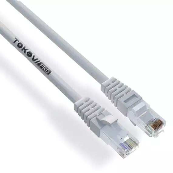Патч-корд кат.5E U/UTP 24 AWG LSZH 0.3м PRO TOKOV ELECTRIC TKP-PC06-5EU-CULSZH-030M
