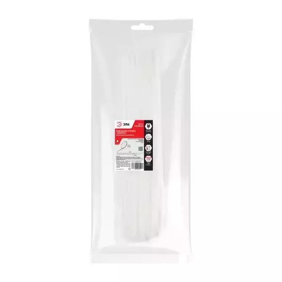 Хомут кабельный 4.8х400 бел. NO-225-201 (уп.25шт) Эра Б0065991, изображение 2