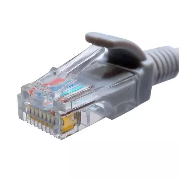Патч-корд UTP 5e 4х2 26AWG (7х0.16мм) Cu LSZH 5м сер. SUPRLAN 10-0145, изображение 3