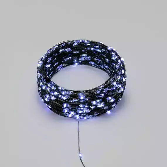 Гирлянда светодиодная "Роса" 50м 500LED бел. IP20 230В с контроллером провод зел. Neon-Night 303-285, изображение 2