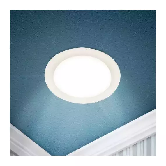 Светильник светодиодный LED 17-12-3K 12Вт 3000К встраив. круглый ЭРА Б0057438