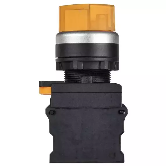 Переключатель 3 полож. 2НО с подсветкой желт. MASTER IEK MI-SW60-20XD-4-14-3-K05, изображение 2