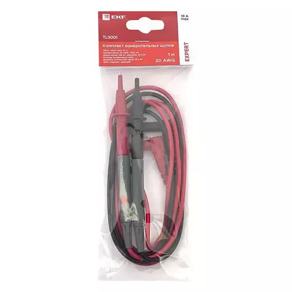 Комплект измерительных щупов TL3001 (1м) (20AWG) Expert EKF TL3001, изображение 10