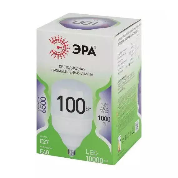 Лампа светодиодная GREEN LINE POWER T140-100W-865-E27/E40 GL 100Вт колокол 6500К свет холод. E27/E40 Эра Б0067055, изображение 2