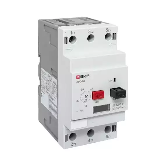 Выключатель автоматический для защиты двигателя АПД-80 25-40А EKF apd80-me-40
