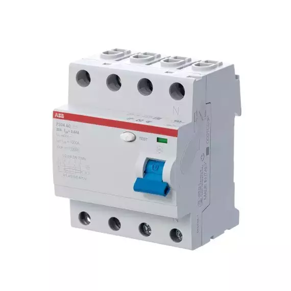 Выключатель дифференциального тока (УЗО) 4п 25А 300мА тип AC F204 ABB 2CSF204001R3250