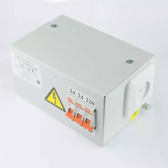 Ящик с понижающим трансформатором ЯТП 0.25 220/36В (3 авт. выкл.) Кострома ОС0000002367, изображение 4