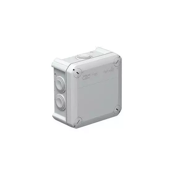 Коробка распределительная 114х114х57мм IP66 T 60 7х25 свет. сер. OBO 2007061, изображение 3
