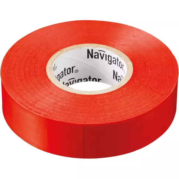 Изолента ПВХ 15мм (рул.20м) красн. NIT-B15-20/R Navigator 71104