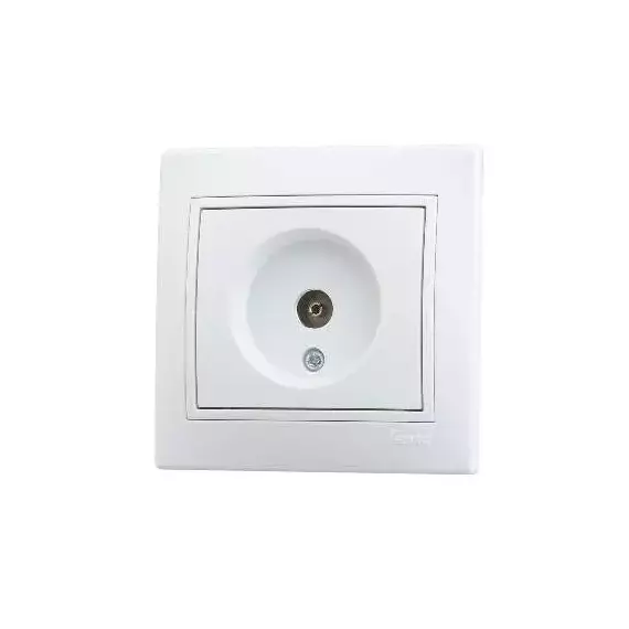 Розетка TV СП Мира оконечная бел./бел. LEZARD 701-0202-130