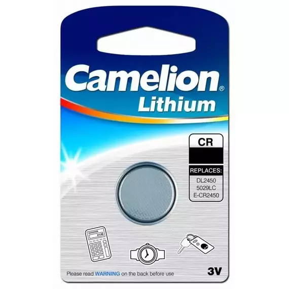 Элемент питания литиевый CR CR2032 BL-1 (блист.1шт) Camelion 3066