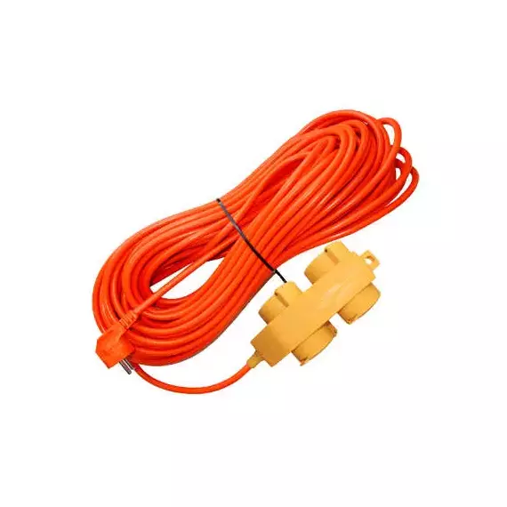 Удлинитель 4х10м с заземл. 16А IP44 У16-040 ПВС3х1.5 розетки с защ. крышкой UNIVersal 9633860