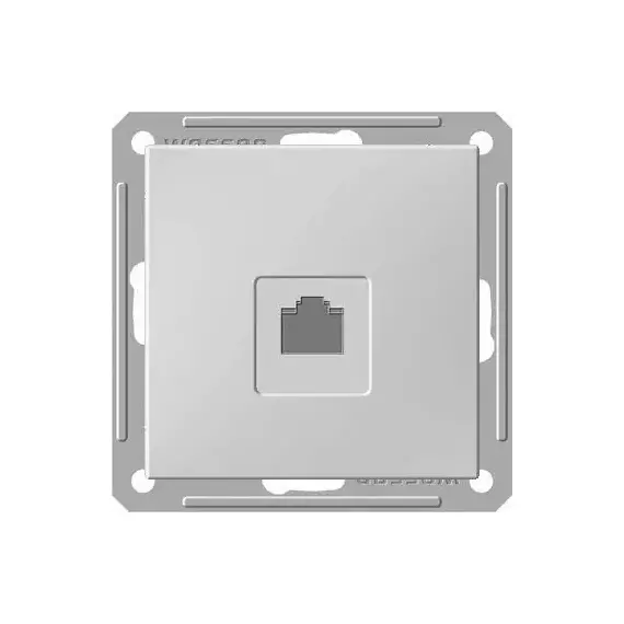 Механизм розетки комп. 1-м СП W59 RJ45 кат.5E бел. SchE RSI-152K5E-1-86