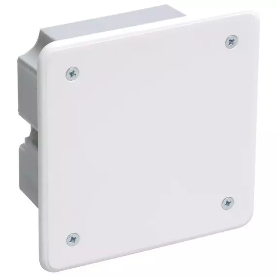 Коробка распаячная СП 92х92х45 IP20 КМ41001 (с саморезами с крышкой) IEK UKT11-092-092-040