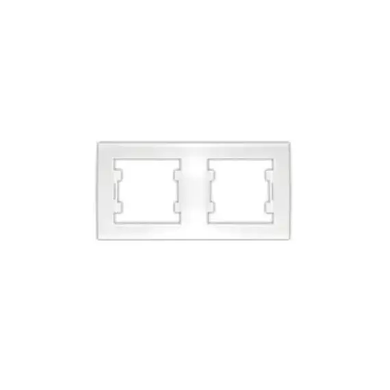 Рамка 2-м Бриллиант горизонт. бел. UNIVersal 7947465