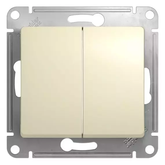 Механизм выключателя 2-кл. СП Glossa 10А IP20 (сх. 5) 10AX беж. SchE GSL000251