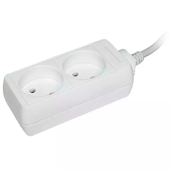 Удлинитель 2х3м без заземл. 10А IP20 У2 2P 2х0.75 IEK WYP10-06-02-03-N