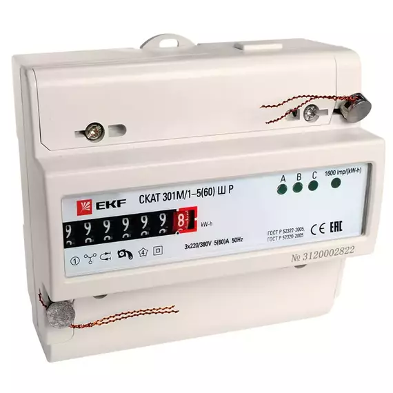 Счетчик СКАТ 301М/1-5(60) Ш Р EKF 30102P, изображение 2