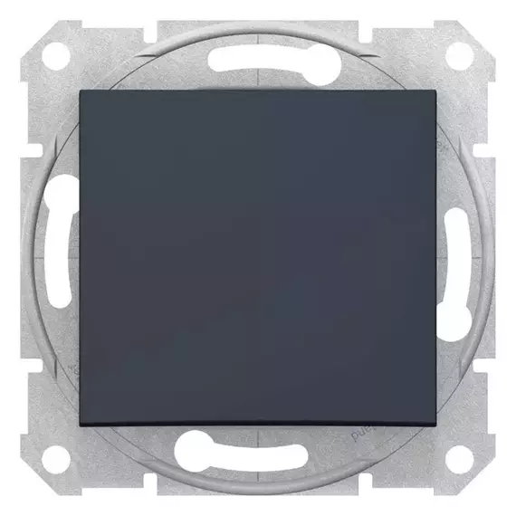 Механизм выключателя 1-кл. СП Sedna 10А IP20 (сх. 1) 250В графит SchE SDN0100170