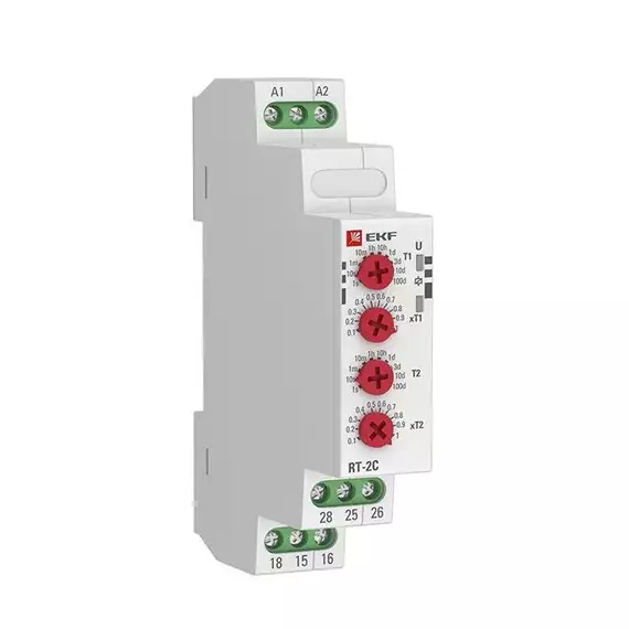 Реле времени RT-2C (2 регулир. порога вр. 2 исп. конт.) EKF rt-2c, изображение 2