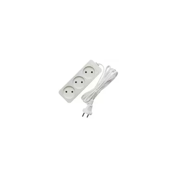 Удлинитель 3х1.5м без заземл. 6А IP20 ШВВП 1.3кВт Союз 481S-0301