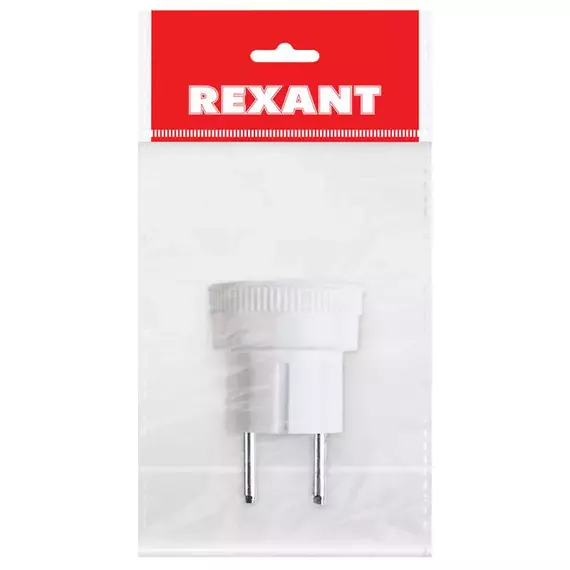 Переходник сетевой "стакан" с бортами 220В 6А Rexant 11-1021