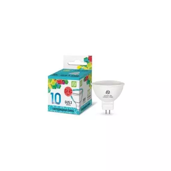 Лампа светодиодная LED-JCDR-standard 10Вт 4000К бел. GU5.3 900лм 230В ASD 4690612015828
