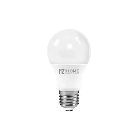 Лампа светодиодная LED-A60-VC 12Вт 230В E27 6500К 1080лм IN HOME 4690612020259
