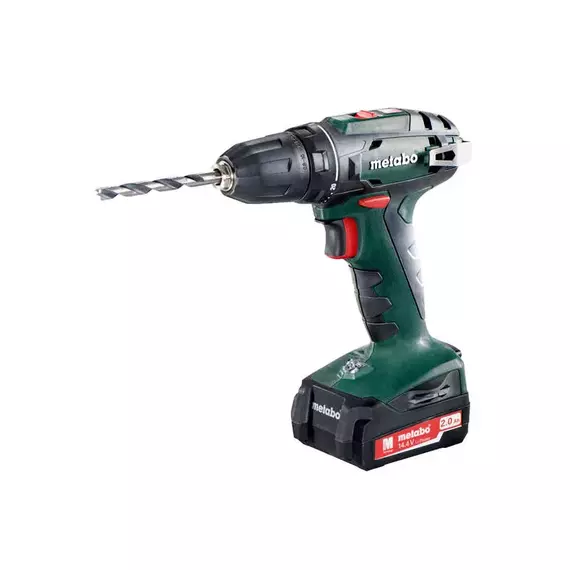Винтоверт аккумуляторный BS 14.4 2х2.0Ач Li-Ion 10мм кейс Metabo 602206530