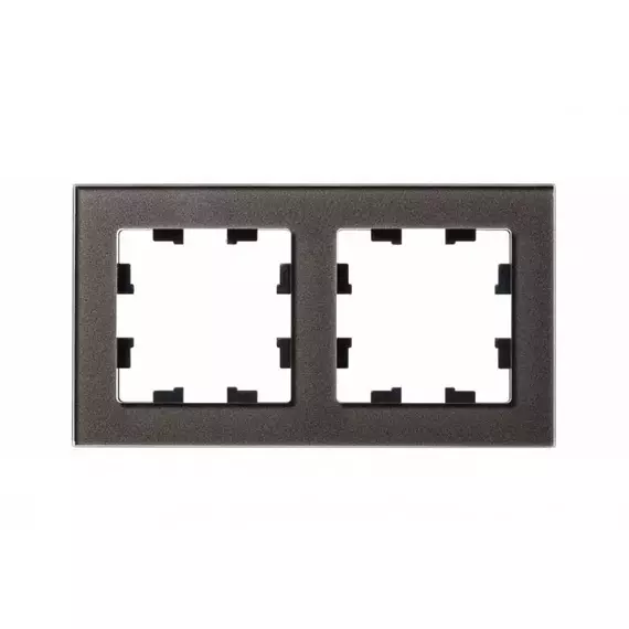Рамка 2-м AtlasDesign Nature стекло мокко SchE ATN320602