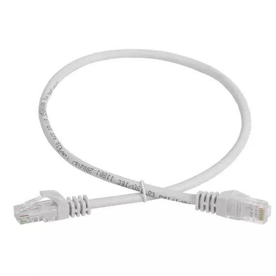Патч-корд кат.5е UTP 1м сер. GENERICA ITK PC01-C5EU-1M-G