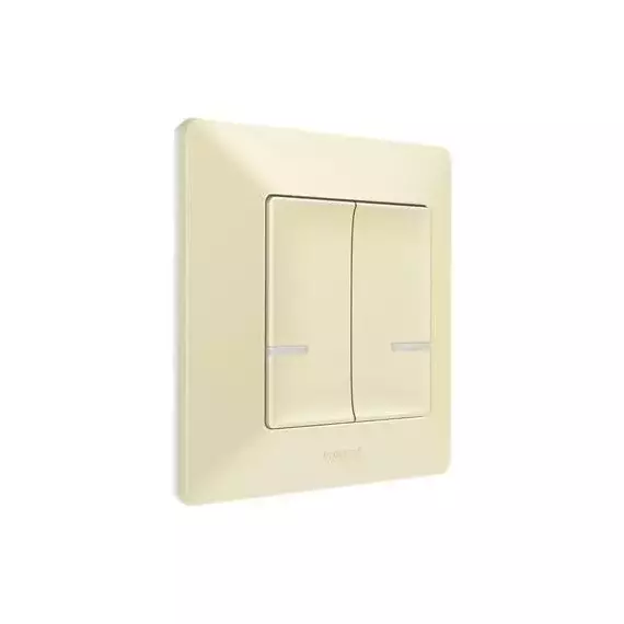 Выключатель умный беспроводной 2-кл. Valena Life сл. кость Netatmo 752287, изображение 2