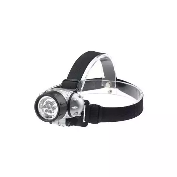 Фонарь налобный HL 04M 7LED 3ААА 4 реж. метал. IN HOME 4690612031804