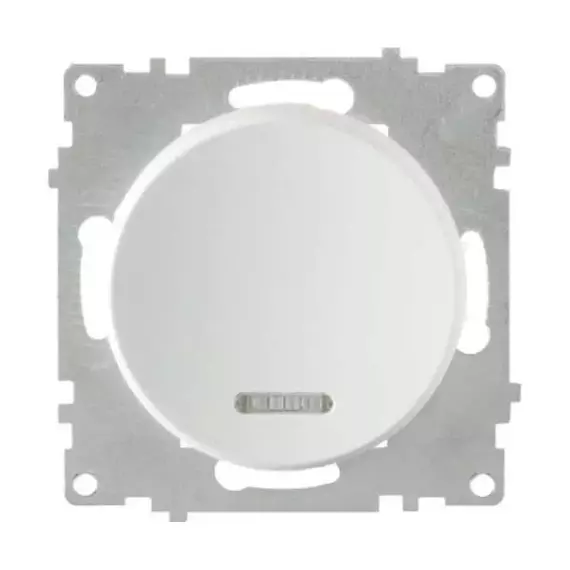 Механизм выключателя 1-кл. СП Florence 10А IP20 с подсветкой бел. 1E31701300 OneKeyElectro 2172778
