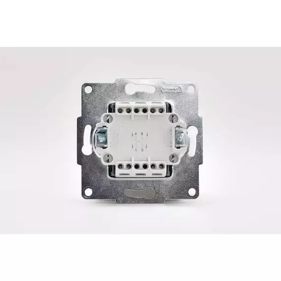 Механизм выключателя промежуточного 1-кл. 2п СП Karina 10А IP20 крем. LEZARD 707-0388-107, изображение 14