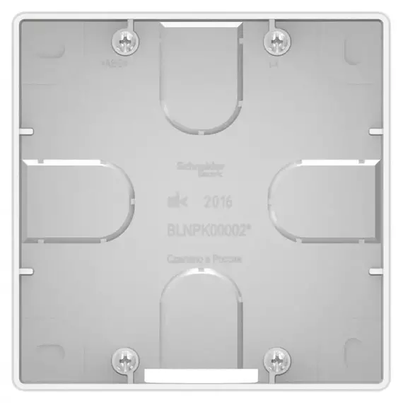 Коробка подъемная СП BLANCA для силовых розеток бел. SchE BLNPK000021