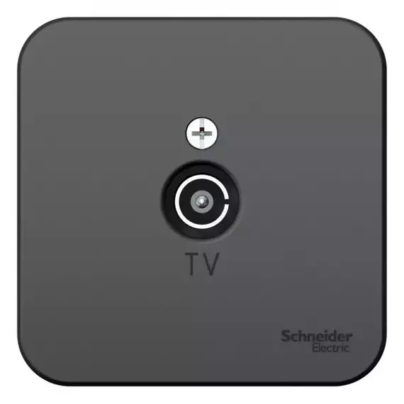 Коннектор TV ОП BLANCA изол. пласт. антрацит SchE BLNTA000016