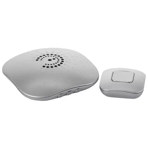 Звонок беспроводной BIONIC Silver ЭРА Б0017749