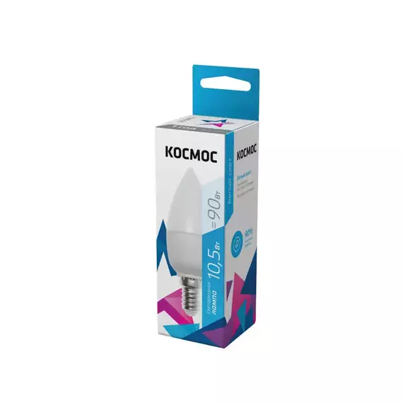 Лампа светодиодная CN 10.5Вт 220В E14 4500К Космос LkecLED10.5wCNE1445