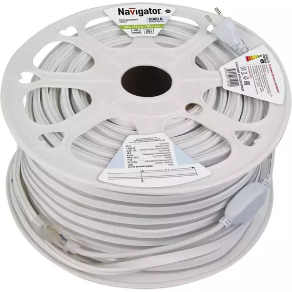 Лента светодиодная 71 929 NLS-2835СW92-9-IP67-220V-NEONLED R20 (уп.20м) Navigator 71929