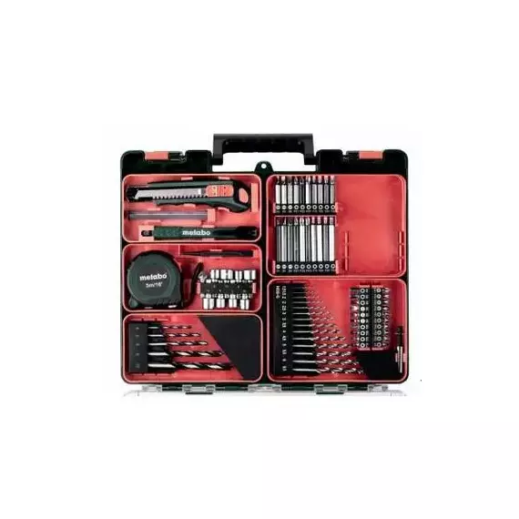 Винтоверт аккумуляторный BS 14.4 2х2.0Ач LiIon с набором оснастки Metabo 602206880, изображение 21