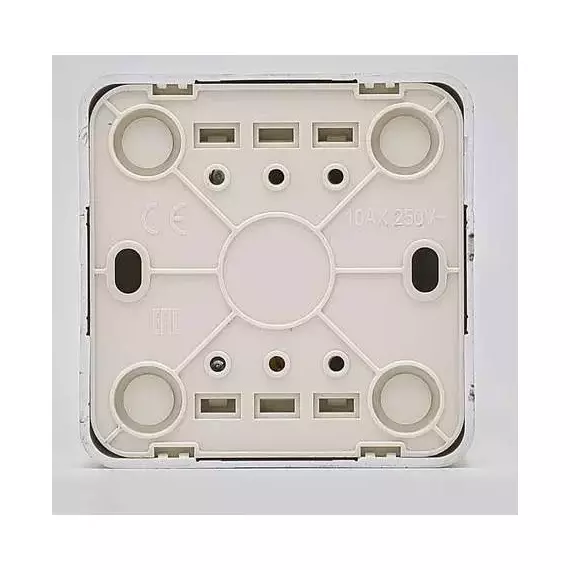 Выключатель 1-кл. 1п ОП Viola 10А IP20 с подсветкой беленый дуб LEZARD 751-5200-111, изображение 17